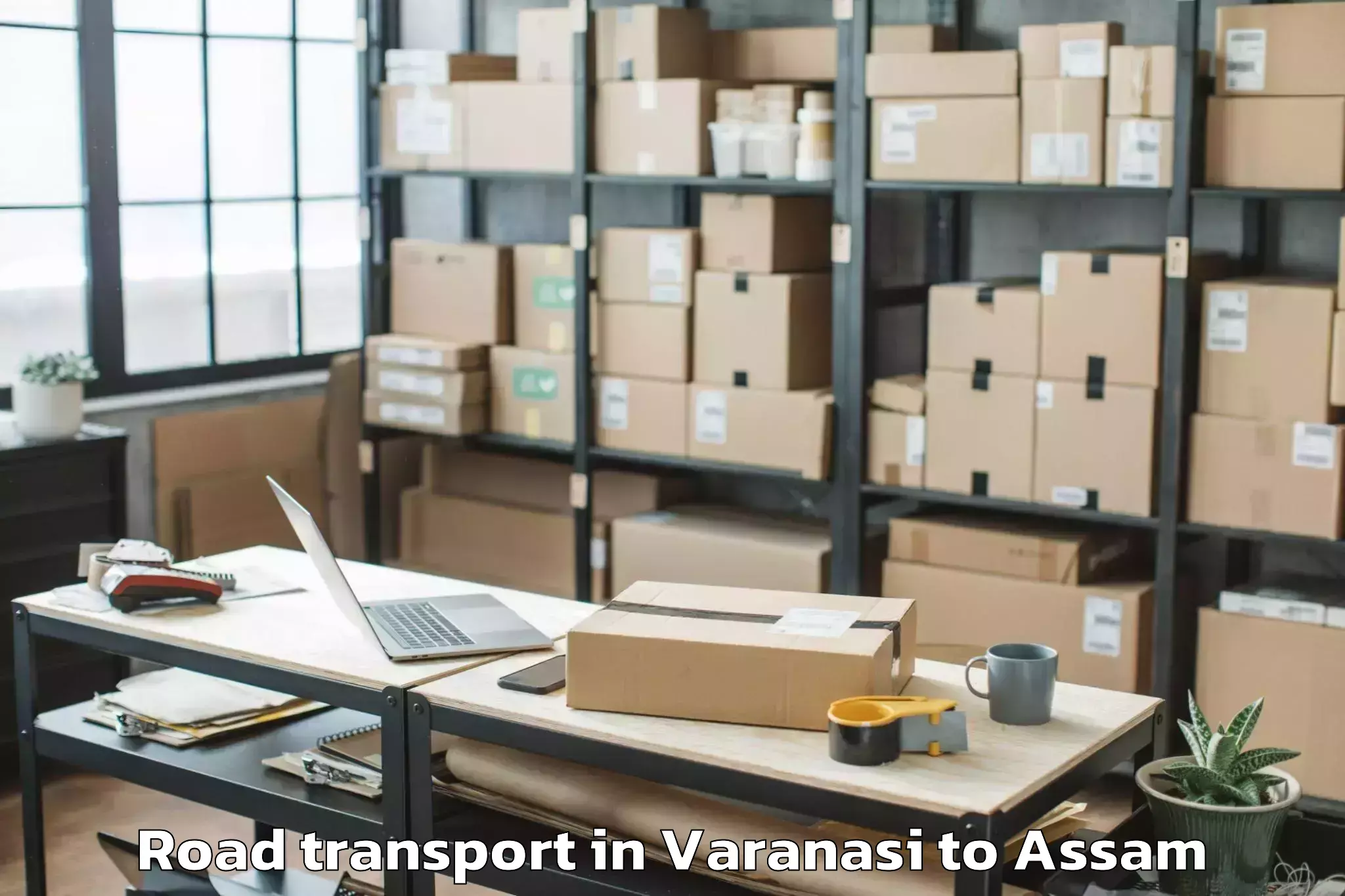 Get Varanasi to Rangapara Road Transport